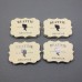300g Beige Conqueror Paper  E-shapes Business Cards 3.5'' x 2'' 