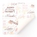 Custom 80g Art Paper Gift Wrapping Paper