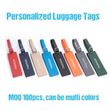 Custom Creative Luggage Tags With Screen Printing MOQ 100pcs