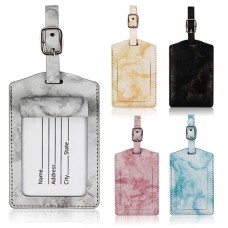 Multi-Color Boarding Pass PU Luggage Tags With Custom Logos