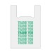Custom Plastic Shopping Tote Bags Printing T-shirt Style