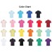 195g CVC Plain Color Short Sleeve Polos Unisex