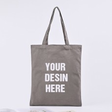 13.8''x 15.8'' Colorful Shopping Tote Bags No Gusset Dark Grey