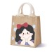 14.2''X12.2''X8'' Jute Bags With Cotton Handle