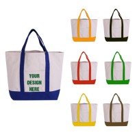 Large Washable Cotton Tote Bags With Strong Straps
